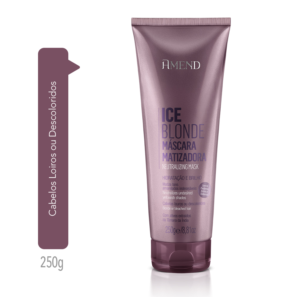 Máscara Matizadora Amend Ice Blonde 250g